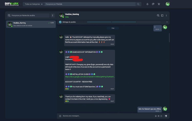Dados ocutos pra evitar dizer que esse foi o motivo de não ave devolução!